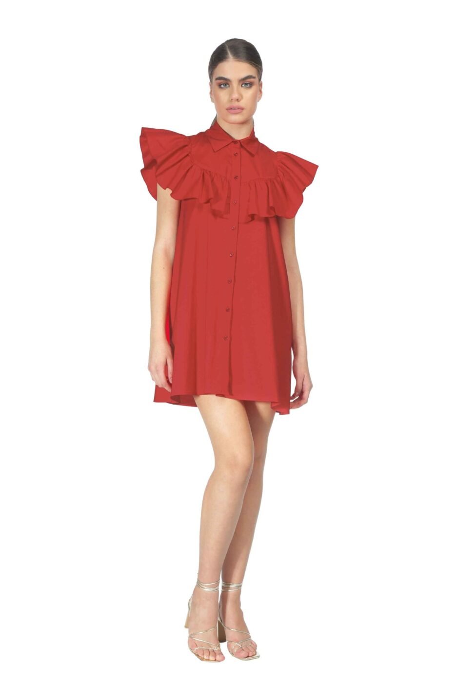 Vestido de la marca QGuapa Milano Rojo